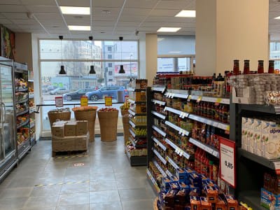 VVN team performed delivery of trade equipment and assembly works in the new store of the store chain "TOP" in Riga.7